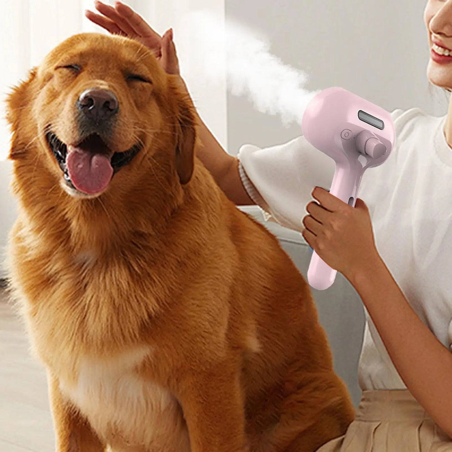 3-in-1 Steam Pet Grooming Brush