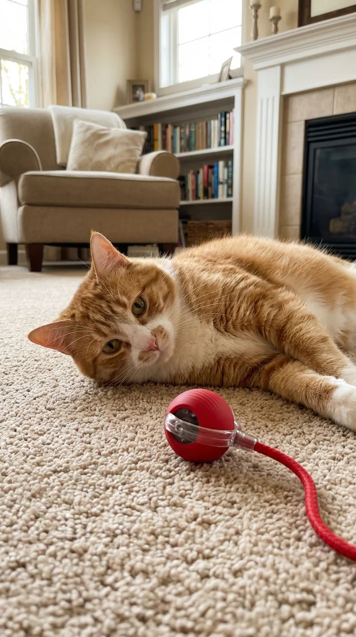 SpinBall™ - Self-Rolling Interactive Cat Toy