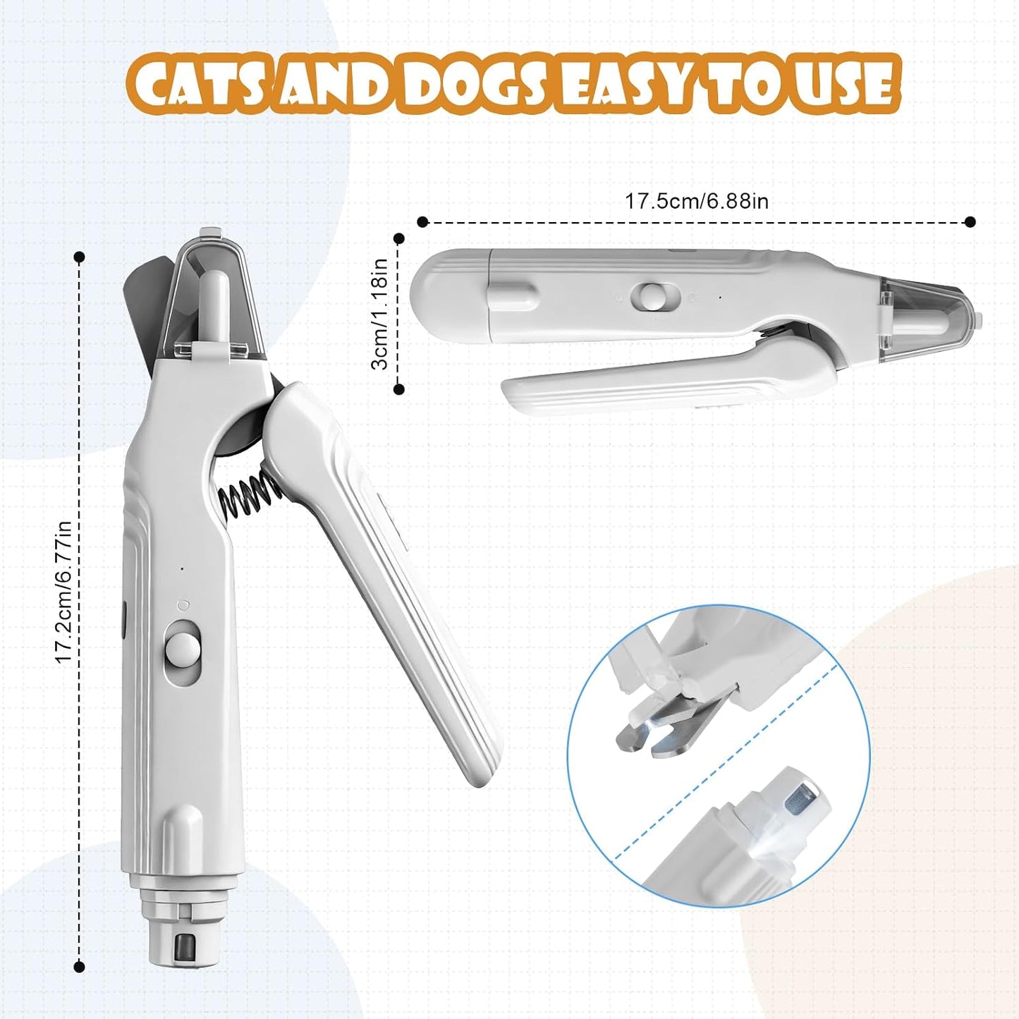 2 in 1 Pet Nail Trimmer